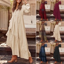 Womens Long Sleeve V-Neck