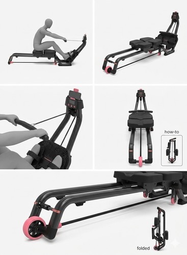 Decathlon domyos r100 foldable - domyos,