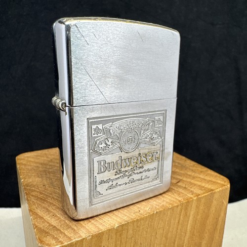 1989 zippo lighter budweiser - 1989,