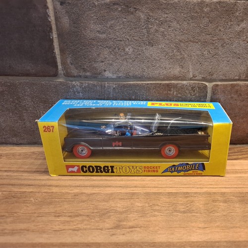 Corgi 267 matt black batmobile - corgi,
