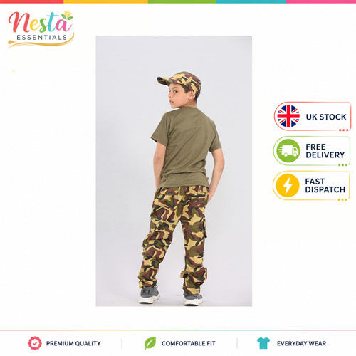 Children camouflage trousers - children's,