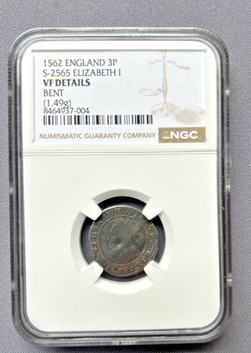 Elizabeth 1562 threepence - 1562,