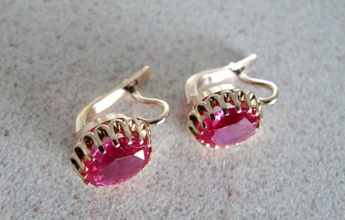 Rose gold earrings - earrings, stamp