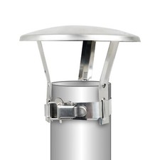 Chimney Pot Rain Cap Roof Cowl stainless steel Top Hat Flue  from 2,5 to 10inch