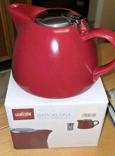 Ceramic infuser teapot - ceramic, by