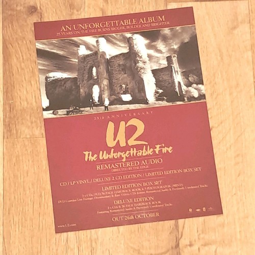 Unforgettable fire 25th - fire,