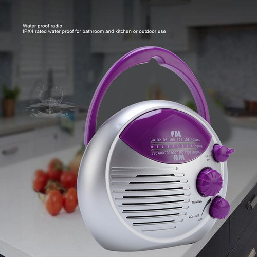 Waterproof shower radio - waterproof,