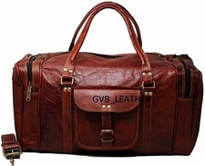Leather Bag Vintage Travel Gym