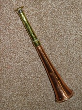Antique 'Boosey & Hawkes Ltd' Copper & Brass Hunting Horn - 25cm