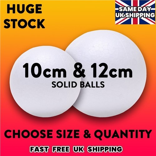 Solid polystyrene balls - solid, 100mm