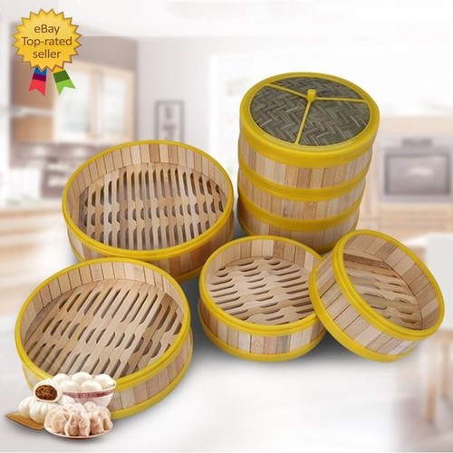 Multi size bamboo steamer - multi-size,