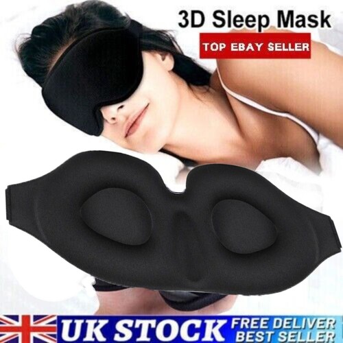 Soft padded sleep mask eye - mask, 3d