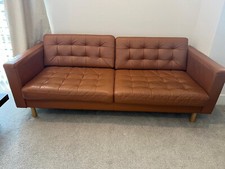Leather Sofa  Tan color