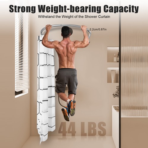New shower curtain rail rod - new,