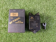 Vintage Efgeeco Fishing Optonic Sensor Bite Alarm Tested with Box Used 