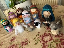 Hand knitted mini - hand, set