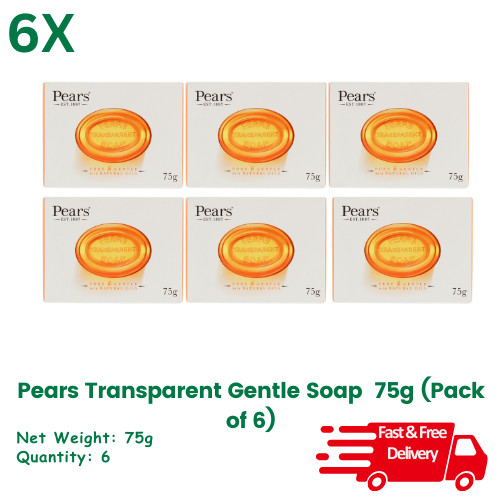 Pears soap transparent - transparent, amber