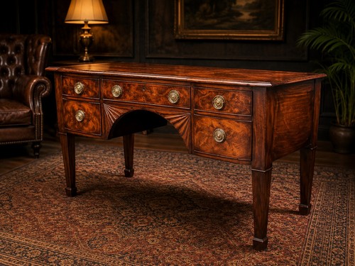 Antique sideboard desk burr - antique,