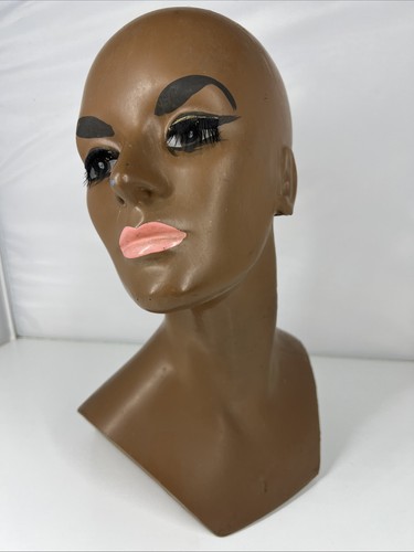 Mannequin head wig painted - wig,