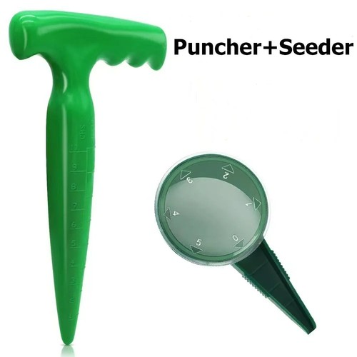Handheld garden hole puncher - handheld,