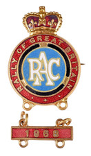 Vintage Old RAC Motor Car Rally Of Great Britain 1968 Participants Enamel Badge