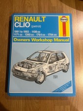 Haynes RENAULT CLIO PETROL (