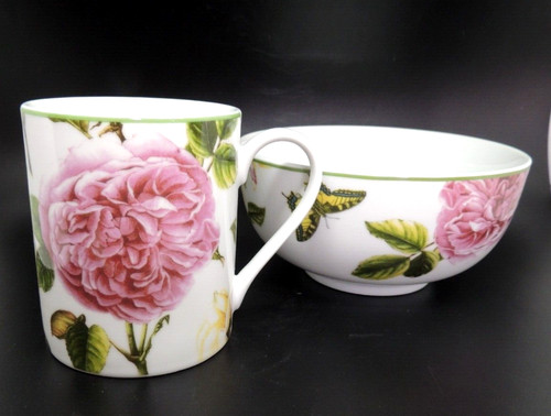 Spode home roses cereal soup - spode,