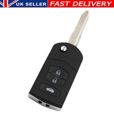 3 Button for MAZDA 2 3 5 6 RX8 MX5 FLIP REMOTE KEY FOB CASE & BLADE