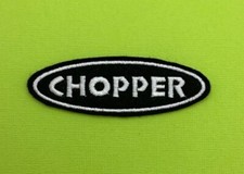 CHOPPER OVAL BIKER PATCH