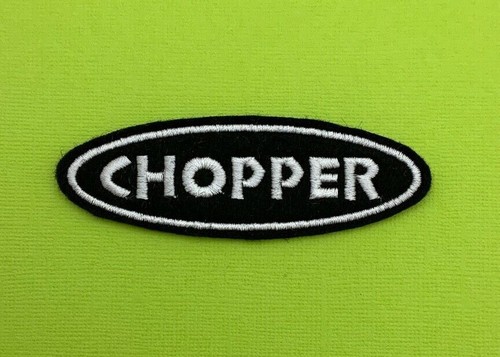 Chopper oval biker - biker, patch