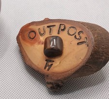 VINTAGE-"BOY SCOUTS OF AMERICA", B.S.A-SCARF WOGGLE RING-"("outpost")