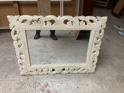 Ornate wall hanging mirror - ornate,