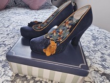 Ruby Shoo Eva Blue & Floral