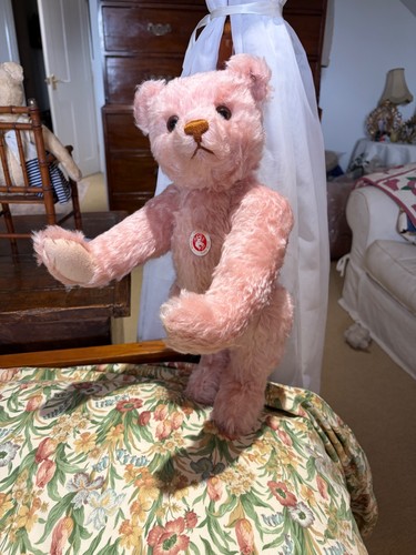 Steiff large pink bear - steiff,