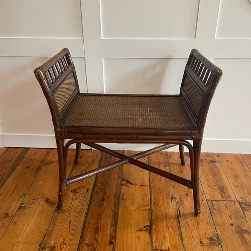 Bamboo bench seat wooden - bamboo,