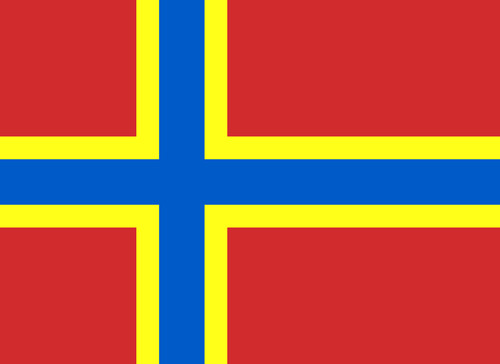 Orkney flag self adhesive - flag,