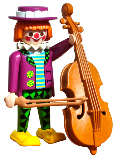 Playmobil clown figure with - figure,