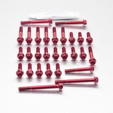 Aluminium Engine Kit Kawasaki ZXR400 Race Spec Etched EKA090HXRE Red | Pro-Bolt