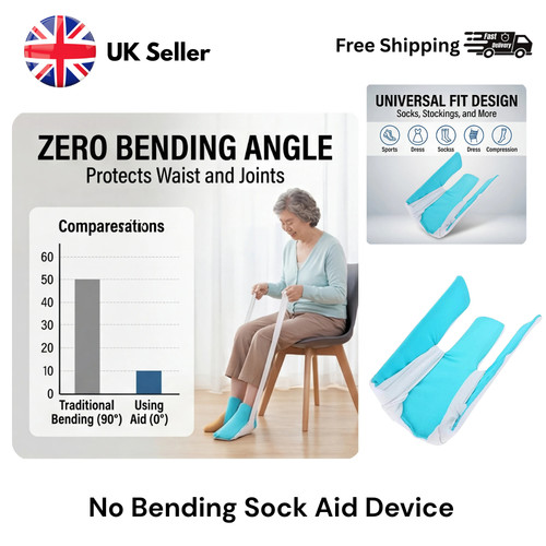 Sock aid tool for - aid,