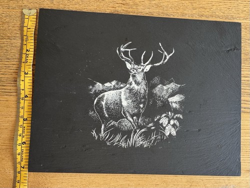 Stag slate placemat - stag,