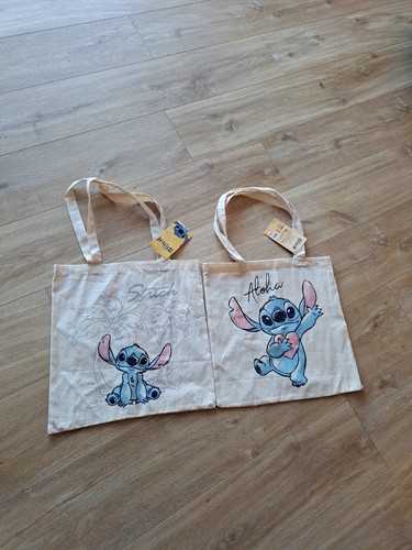 Disney stitch canvas tote - disney,
