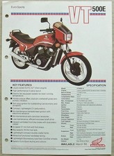 HONDA VT500E MOTORCYCLE Sales