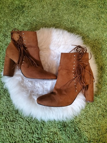 Boho fringe ankle boots - fringe,
