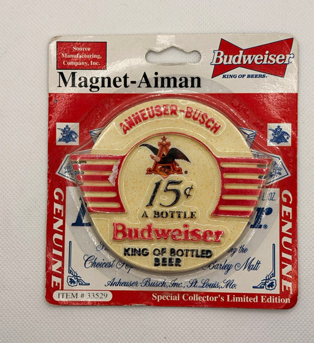Vintage budweiser bottle - budweiser,