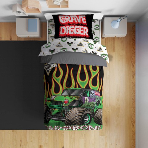 Monster jam toddler comforter - jam,