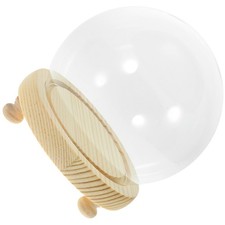 Glass Display Dome Miniature Case with Base Cloche Bell Jar