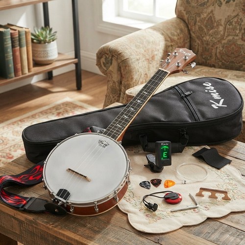 Compact inch beige banjo - 23-inch,