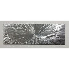 Modern abstract metal wall