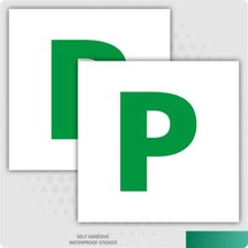 2 x New Driver P Plate
