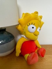 The Simpsons 'Lisa' Plush Doll Large 20” Soft Toy 2005 Collectable Matt Groening